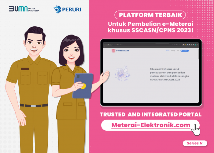 Ini Dia Platform Pembelian e-Meterai untuk Seleksi CASN, Lengkap Tata Cara Pembelian