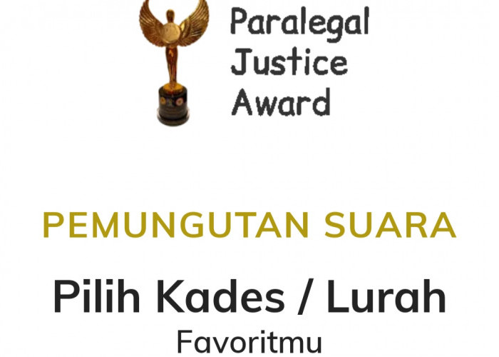 Paralegal Justice Award 2024: Lurah Tiban Baru Kota Batam Memimpin, Kades Nakau Elvi Urutan 20, Yuk Gaskeun!
