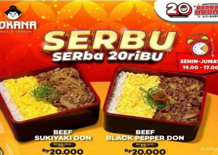 Promo Gokana Terbaru! Ada Pilihan Menu Baru Donburi Series dan Serba Rp20.000