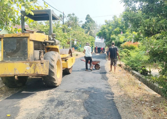 Tepis Isu Miring, Pemdes Panca Mukti Kucurkan Rp105 Juta Dana Desa untuk Rehab Jalan