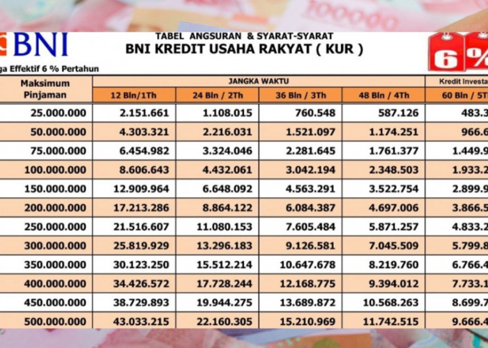 KUR BNI 2025 Resmi Dibuka, Pinjaman Hingga Rp100 Juta Bisa Diajukan Secara Online