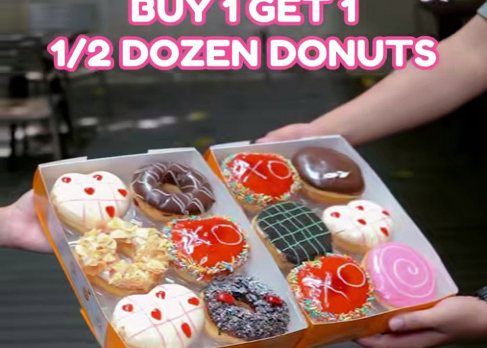 Hari Terakhir! Buruan Serbu Promo Spesial JCO Buy 1 Get 1 1/2 Dozen Donuts