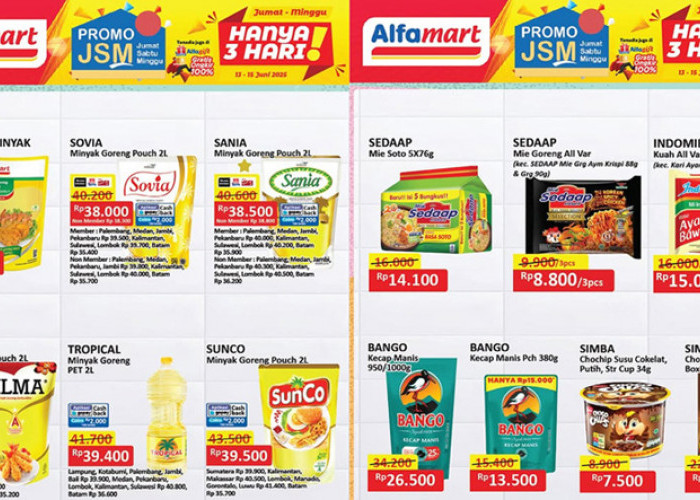 GAS! Promo JSM Alfamart 13–15 Juni 2025, Belanja Hemat Akhir Pekan Cuma di Sini!
