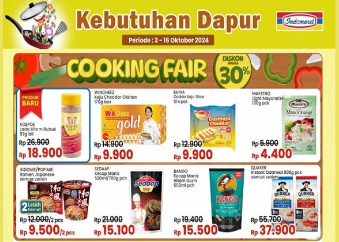 Katalog Promo JSM Indomaret 4-6 Oktober 2024, Banyak Diskon Murah untuk Kebutuhan Rumah dan Dapur