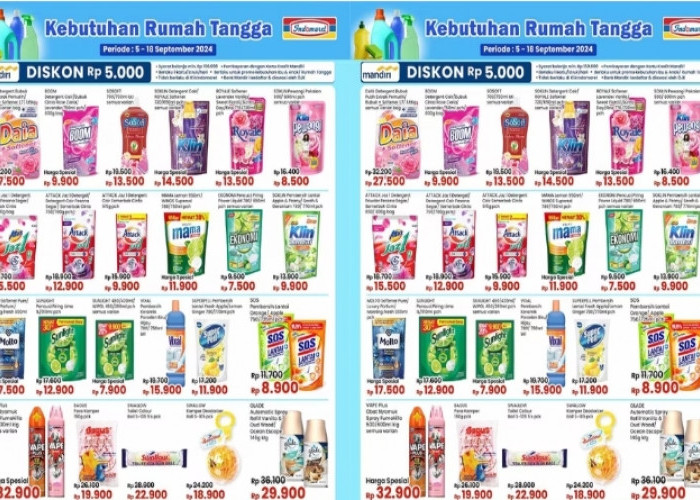 Katalog Promo JSM Indomaret : Banjir Diskon Kebutuhan Pribadi, Rumah Tangga, Hingga Ibu dan Anak