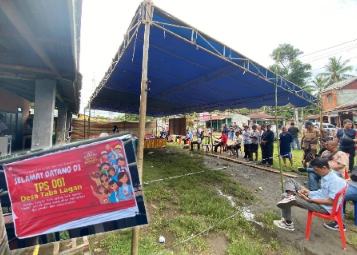 Suasana PSU di TPS 001 Desa Taba Lagan Bengkulu Tengah, Siapa Unggul?