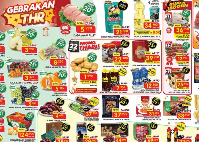 Promo Superindo Hari Ini 22 Maret 2025: Borong Ayam Fillet Cuma Rp5 Ribu, Hemat Belanja THR!