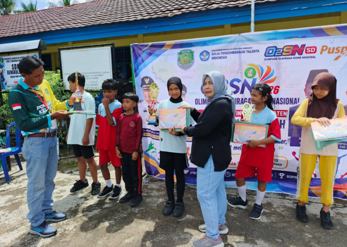 O2SN SD Bengkulu Tengah Berakhir, Ini Daftar Peraih Medali Emas