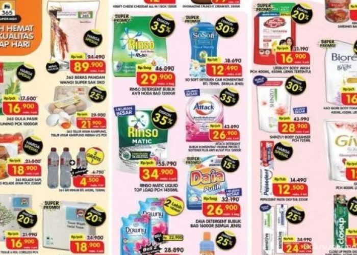 Spesial Weekend! Ada Promo Deterjen dan Sabun Mandi di Alfamart, Indomaret, dan Superindo