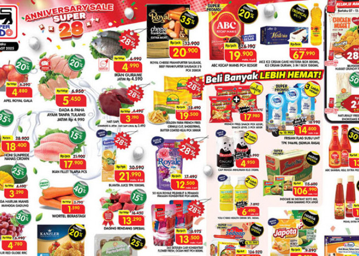 Katalog Promo JSM Superindo Edisi 8–10 Agustus 2025, Belanja Keperluan Rumah Tangga Lebih Hemat!
