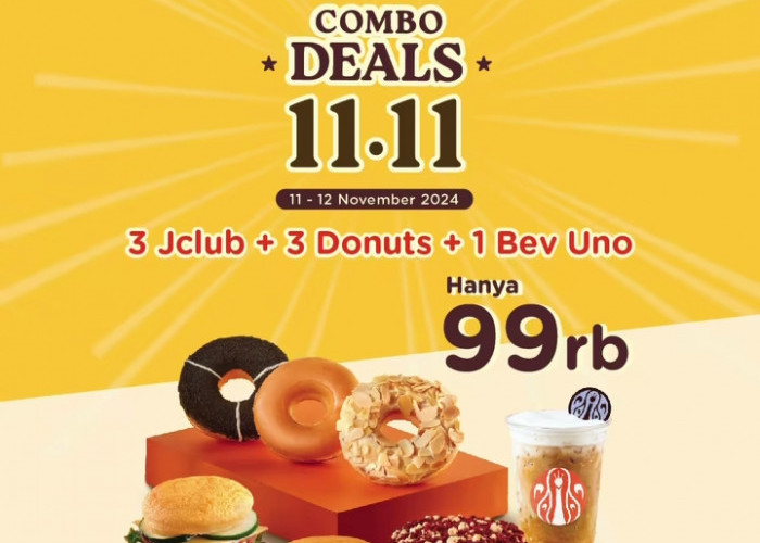 5 Promo Makanan dan Minuman Spesial 11.11, Ada JCO Hingga RotiO