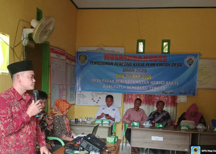 Jalan Rabat Beton hingga Polindes Masuk Prioritas Pembangunan Desa Pagar Besi Tahun Depan
