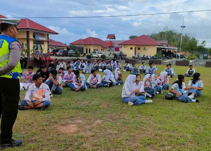 Konvoi dan Coret-Coret Seragam, Puluhan Pelajar Digiring ke Mapolres Bengkulu Tengah