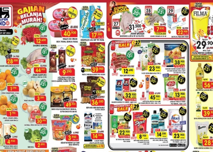 Katalog Promo JSM Superindo Periode 27-29 September 2024, Spesial Gajian Belanja Murah