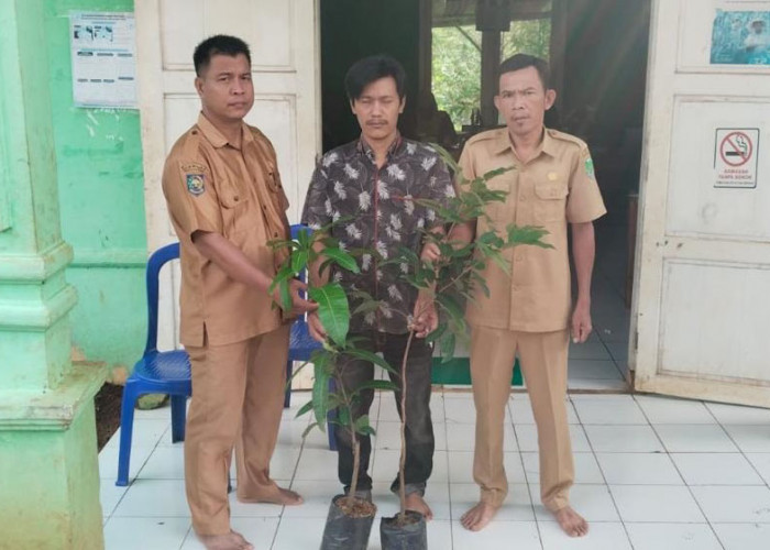 Dorong Ketahanan Pangan Keluarga, 115 Bibit Mangga dan Rambutan Disalurkan ke Warga Karang Nanding