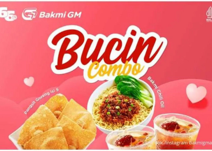 Rayakan Valentine dengan Promo Bakmi GM Bucin Combo! Makan Berdua Cuma Rp 47.000-an