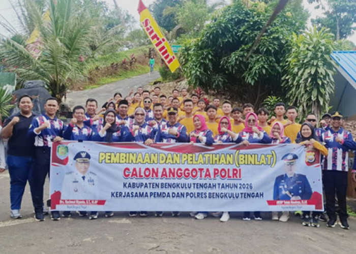 Binlat Calon Polri di Bengkulu Tengah Berakhir, Peserta Dibekali Tes Jasmani hingga Psikologi