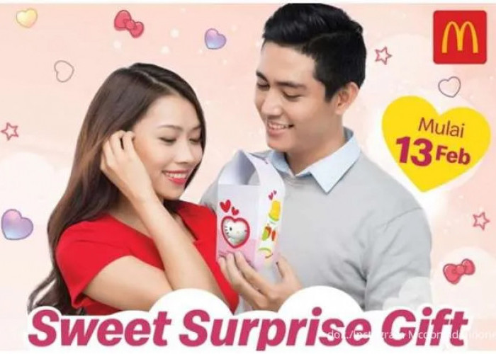 Rayakan Hari Kasih Sayang dengan Promo McD Sweet Surprise Gift, Cuma Rp 40.000-an!