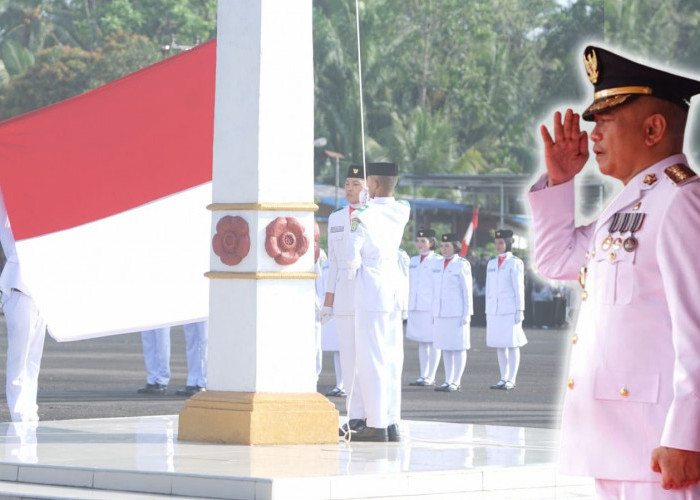 Pimpin Upacara HUT ke-81 RI, Bupati Rachmat Riyanto Ajak Masyarakat Bersatu Bangun Bengkulu Tengah