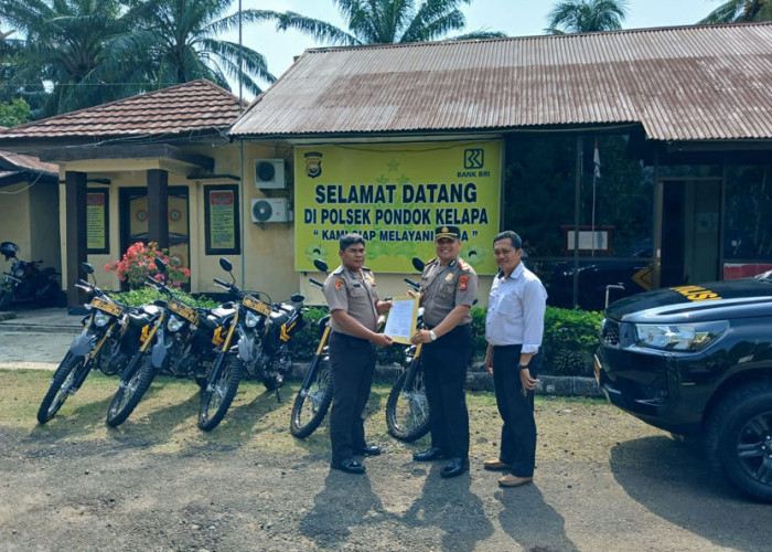 Sokong Harkamtibmas di 3 Kecamatan, Polsek Pondok Kelapa Diguyur Bantuan Kendaraan Mabes Polri