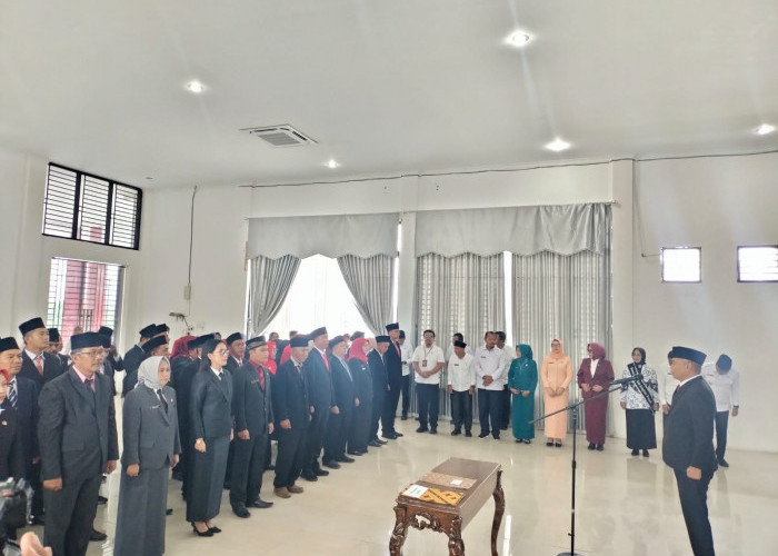 13 Pejabat Eselon III dan IV Bengkulu Tengah Dilantik, Berikut Daftar Lengkapnya