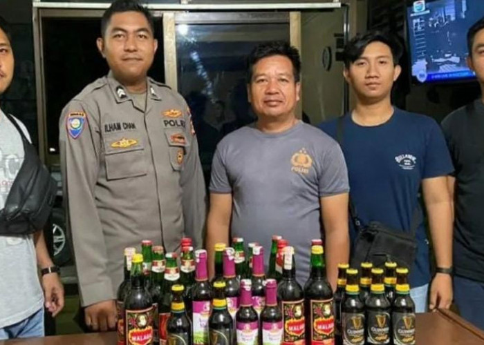 Operasi Pekat Nala di Wilayah Kecamatan Pondok Kelapa, 29 Botol Miras Berhasil Disita