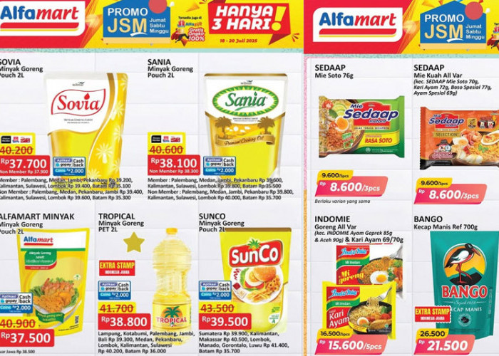 Belanja Hemat! Intip Katalog Promo JSM Alfamart Terbaru Periode 18–20 Juli 2025