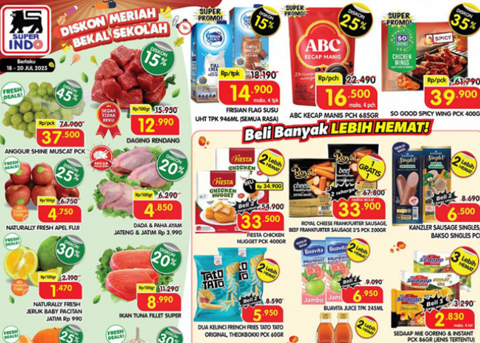 Katalog Promo JSM Superindo Terbaru Periode 18–20 Juli 2025, Belanja Keperluan Dapur Lebih Hemat!