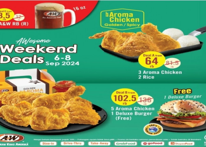 Spesial Akhir Pekan! Dunkin, AW Restoran, dan Hokben Hadirkan Promo Menarik