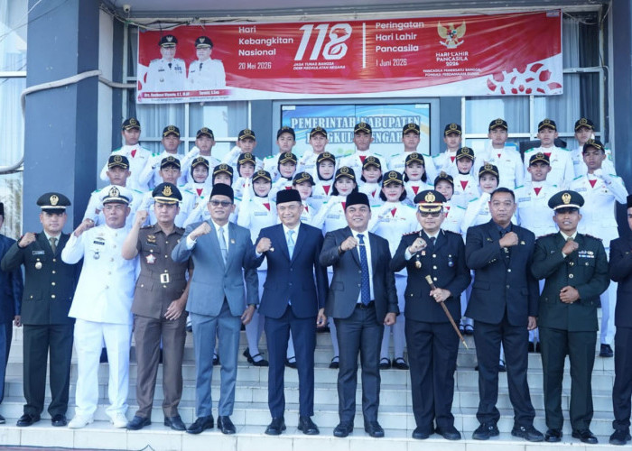 Pimpin Upacara Pancasila dan Harkitnas, Rachmat Riyanto Tekankan Gotong Royong