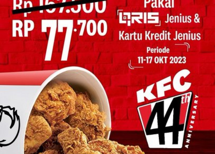 Promo KFC Wow Banget! 9 Potong Ayam Hanya Rp77.700, Berlaku Sampai Tanggal 17 Oktober, Kuy Serbu Bestie