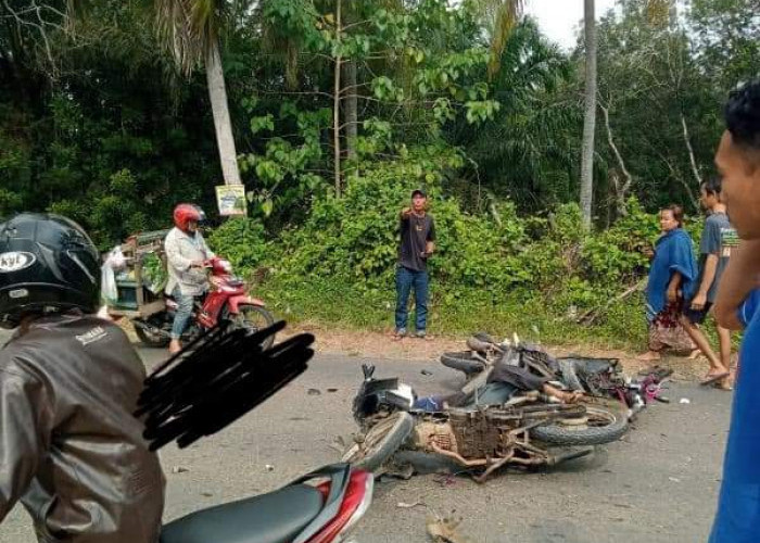 Kabar Terbaru Tabrakan Dua Sepeda Motor di Bengkulu Tengah, Pengendara Kritis, Ini Identitasnya