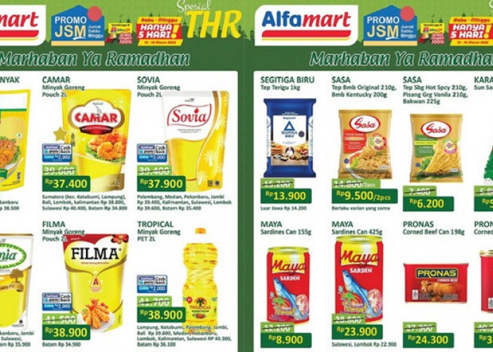 Promo JSM Alfamart 14-16 Maret 2025, Diskon Minyak Goreng Hingga Produk Spesial Ramadan