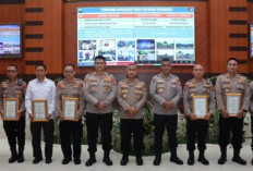 Pimpin Gelar Operasional Triwulan I Tahun 2026, Kapolda Bengkulu Beri Penghargaan kepada Polres Berprestasi