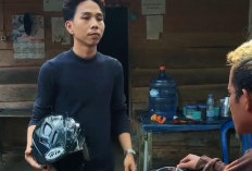 Kreatif! Pemuda Benteng Bikin Konten Edukasi Helm 30 Detik, Dapat Apresiasi Polisi