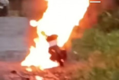 Sempat Viral di Media Sosial, Sepeda Motor Istri Dibakar Suami di Desa Lubuk Unen Bengkulu Tengah