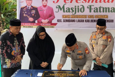 Masjid Fatma Desa Semidang Diresmikan, Kapolda Tegaskan Komitmen Polri untuk Masyarakat