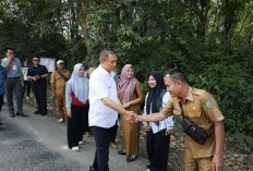 Pembangunan Akses Pagar Gunung-Taba Lagan Hampir Tuntas, Bupati Rachmat Minta Warga Jaga Tonase Jalan