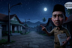 Sudah Dua Bulan Tak Terpasang, Lampu Penerangan Depan Puskesmas Karang Nanding Dipertanyakan