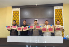 Baru Menjabat, Kapolres AKBP Yanu Rihardi Pimpin Konferensi Pers Penangkapan Terduga Pelaku Pemerasan