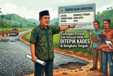 Tudingan Proyek Tak Sesuai RAB Ditepis, Kades: Jangankan Lapen, Aspal Hotmix Saja Bisa Berlubang!
