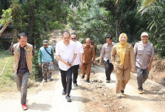 350 Meter Jalan Taba Lagan-Pagar Gunung Dibangun, Warga Ucapkan Terima Kasih ke Rachmat-Tarmizi