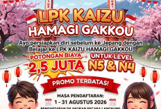 Promo Kemerdekaan, LPK Kaizu Hamagi Gakkou Berikan Potongan Biaya Rp2,5 Juta untuk Program N5 dan N4